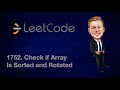 Leetcode 1752. Check if Array Is Sorted and Rotated [Java]