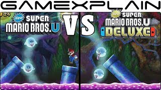 New Super Mario Bros. U Deluxe Graphics Comparison (Switch vs Wii U)