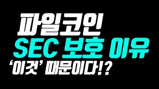 파일코인 그레이스케일 sec로부터 보호하는 진짜 이유는!!? 이것때문?!