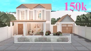 Two Bedroom Family Home - Bloxburg Speedbuild (150k)