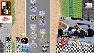 F1 Circus (1990) TurboGrafx-16 / PC Engine Gameplay in HD (Ootake)