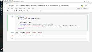 Python OOP Regular, Class and static methods [3.6]