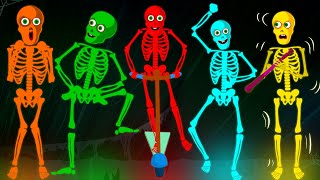 Ten Crazy Loony Skeletons Went Out Dancing At Midnight - Funny Skeleton Dance Songs