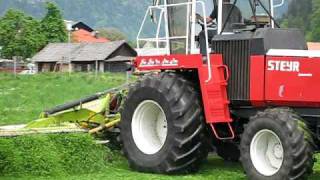 Steyr 8320 and Claas Disco 8500