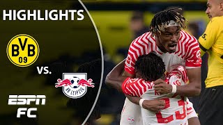 Borussia Dortmund vs. RB Leipzig | Bundesliga Highlights | ESPN FC