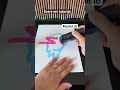 ✋🤩😩😳OdDLy Satisfying Mr. Beast with my thick mop’r markers #shorts #tiktok #youtube #posca