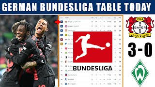 Bayer Leverkusen 3-0 Werder Breman: 2023 German Bundesliga Table & Standing Update | Bundesliga 2023