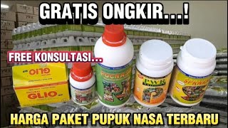 Harga Paket Pupuk Nasa Terbaru 2023/2024 - Harga Pupuk Organik Nasa Terbaru Langsung Harga Pabrik