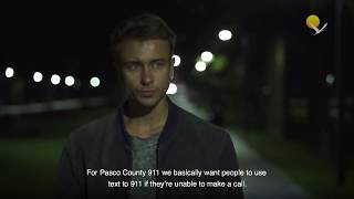 Text to 911 service