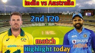 India vs australia 2nd t20 match highlights 2022 | ind vs aus 2nd t20 Match Highlights 2022#cricket
