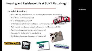 SUNY Plattsburgh Housing Online Session