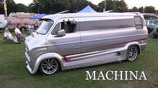 Best of Show at the 51st Van Nationals. “MACHINA” 1978 Dodge Custom Van.