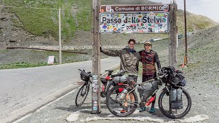 Valtellina \u0026 climbing to Stelvio Pass 2,757m (9,045 ft) - cycling the world EU ep.34