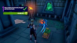 Fortnite - Raid An Artifact From Stealthy Stronghold And From Coral Castle