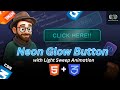 Create a Glowing Neon Button with HTML & CSS | Step-by-Step Tutorial | Canvas to Code #htmlcss