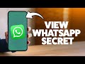 How To View A WhatsApp Message Without Opening It 2025 (iPhone & Android)