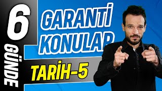 6 Günde TYT - MSÜ Tarih 2025 📕 GARANTİ KONULAR KAMPI-5 📕 Milli Mücadele Dönemi