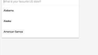 Autocomplete Component using css & javascript #frontend #design
