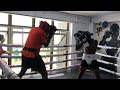 taiwo agbaje sparring with heavyweight