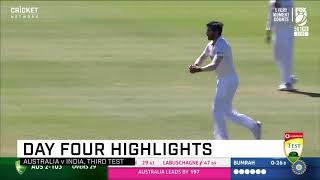 India Vs Australia 3rd Test Day 4 Highlights