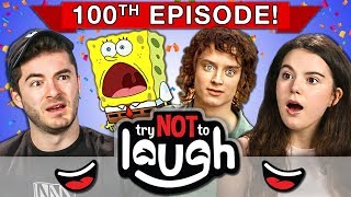 Try To Watch This Without Laughing or Grinning | 100th Episode (React)