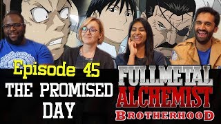 Fullmetal Alchemist Brotherhood - Episode 45 The Promised Day - Group Reaction