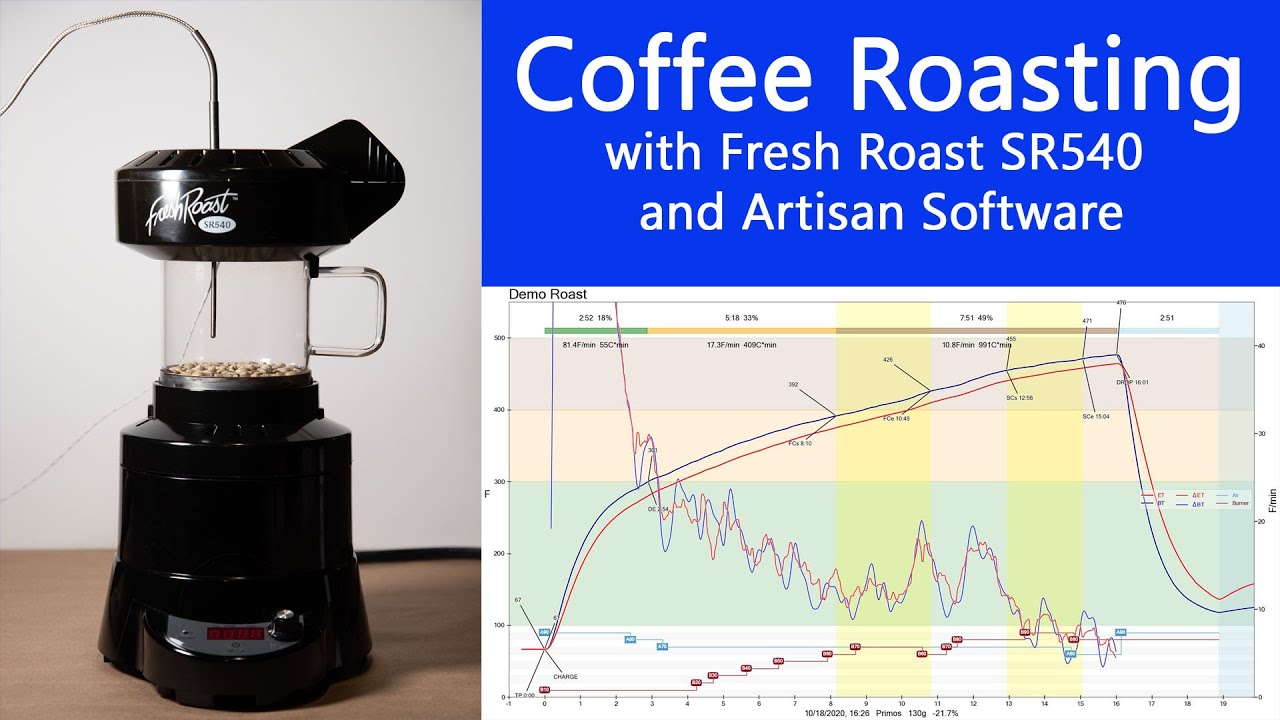 Coffee Roasting With SR540 And Artisan - YouTube