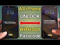 How to Unlock Any iPhone Without Passcode If Forgot || iPhone Unavailable Lock Screen Fix 2025