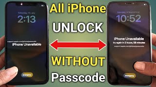 How to Unlock Any iPhone Without Passcode If Forgot || iPhone Unavailable Lock Screen Fix 2025