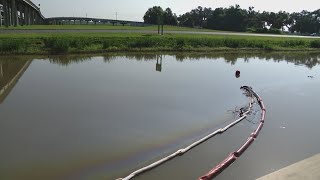 Bayou Lafourche oil spill situation improved, not cleared yet