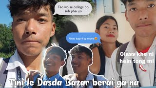 Tini khe College wo thang mi// Dasda Bazar o berai phi mi// ‎@MikhaelvlogDance 