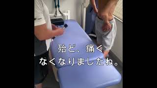 痛みと痺れに苦しむ内装職人。【ぎっくり腰110番】#shorts #腰痛#電気治療#足首の痛み#すねの痛み#尻の痛み