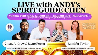 LIVE with AndyPorter's Spirit Guide Chen | Personal Growth from a Higher Perspective 📱