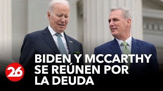 Biden y McCarthy se reúnen a 10 días de que se comience a agotar el dinero del Tesoro de EE.UU.