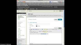 Blackboard: Creating a Hyperlink