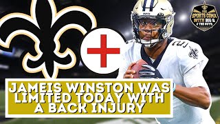 Jameis Winston was limited today with a back injury & more