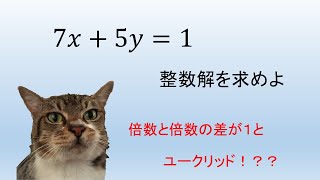 ＜高校数学＞整数0011、整数解の見つけ方。