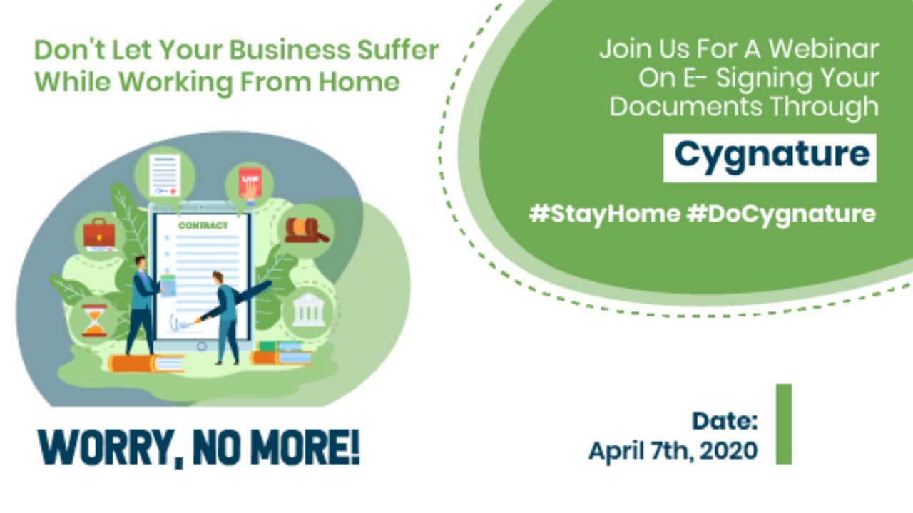 Webinar On E Signing Your Documents Through Cygnature Youtube