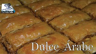 Baklava simple recipe, a classic sweet of the Arab pastry.