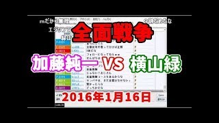 加藤純一、横山緑の息子をイジリ過ぎて喧嘩勃発【2016/01/16】