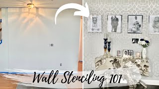 Wall Stenciling 101: HOW TO STENCIL LIKE A PRO!