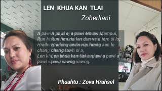 Len khua kan tlai.  Zoherliani Phuahtu: Zova Hrahsel