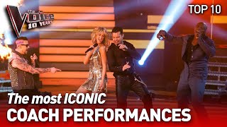 The most ICONIC Coaches Performances on The Voice | The Voice 10 Years