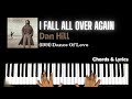 I Fall All Over Again (Dan Hill) | Piano Tutorial with Chords