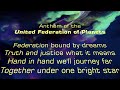 Anthem of the UNITED FEDERATION OF PLANETS