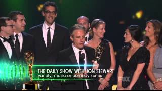 The Daily Show with Jon Stewart wins an Emmy 2011