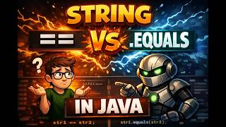== vs .equals() in Java | Key Differences Explained with Examples (Beginner Friendly) 🔥