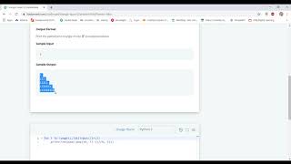 Triangle Quest2 HackerRank | Coding in Lockdown