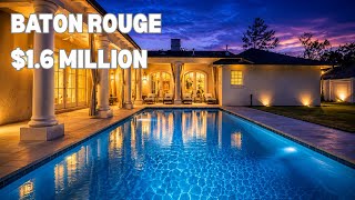 What $1,600,000 Gets You in Baton Rouge Louisiana [Home Tour]