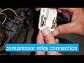 fridge relay connection | fridge compressor connection #zktechnicaltalk